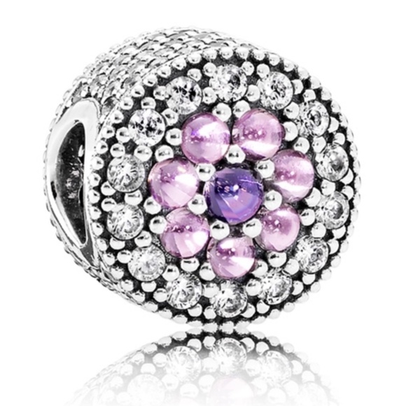 Auth NEW Pandora S925 Dazzling Floral Charm Multi-Colored Zirconia 791820PCZMX - Picture 8 of 8
